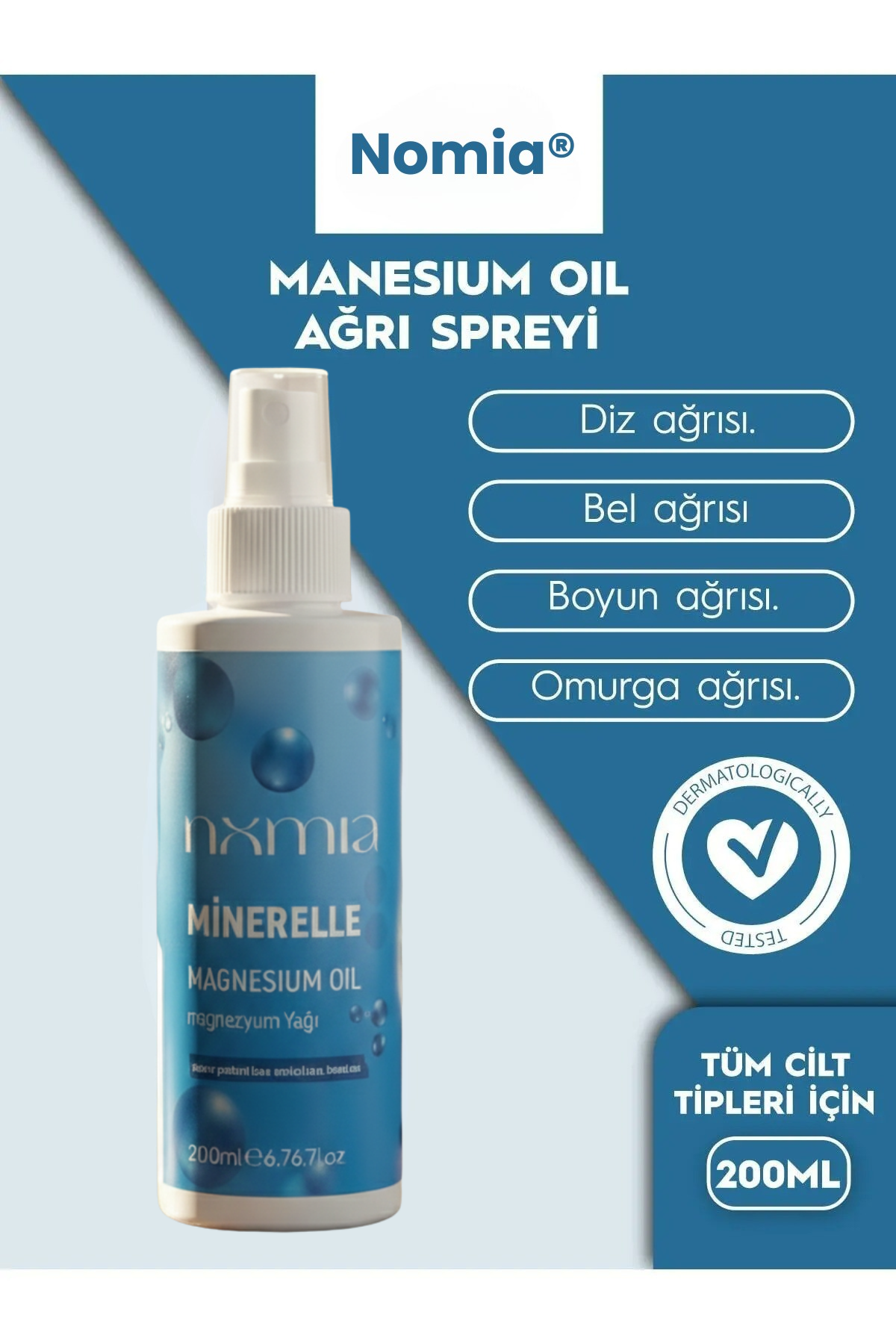 Nomia® Doğal Magnezyum Sprey